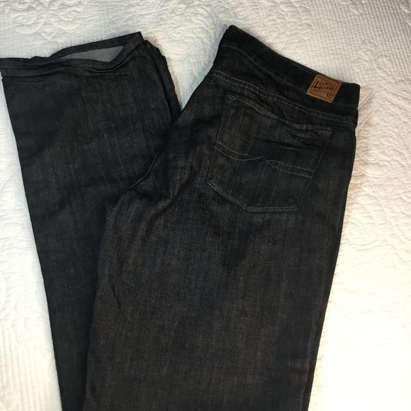 Lucky Brand Dungarees Men’s Boot Cut jeans  Size 14 x 32 Low Rise - Picture 3 of 6